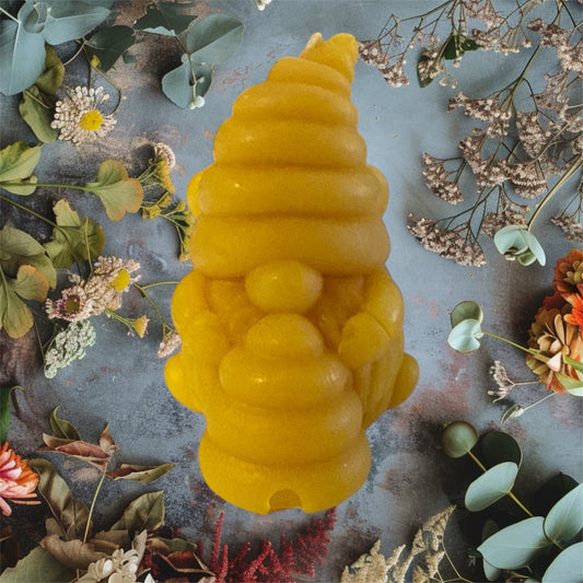 Gnome with Bee Hive