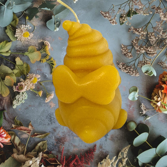 Gnome with Bee Hive