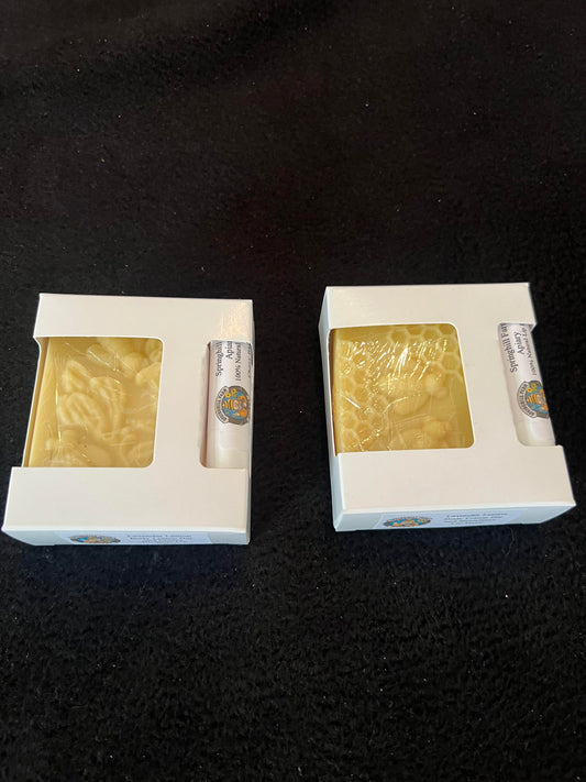 Skin Care - Body Butter Lotion Bars and Lip Balm Gift pack