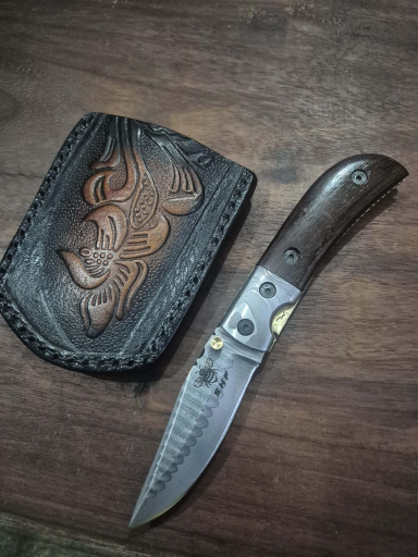 Pocket Knife Under Lock Rose Wood SHF-2014