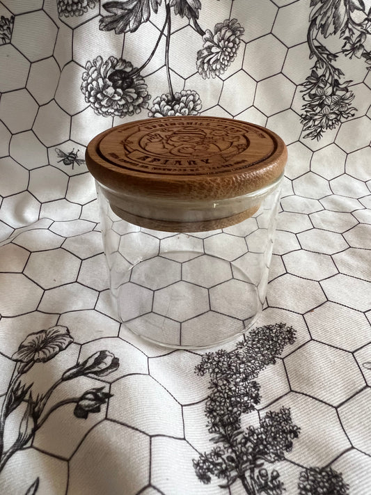 CDA Innovations - 4oz Glass Jar with Engraved Lid