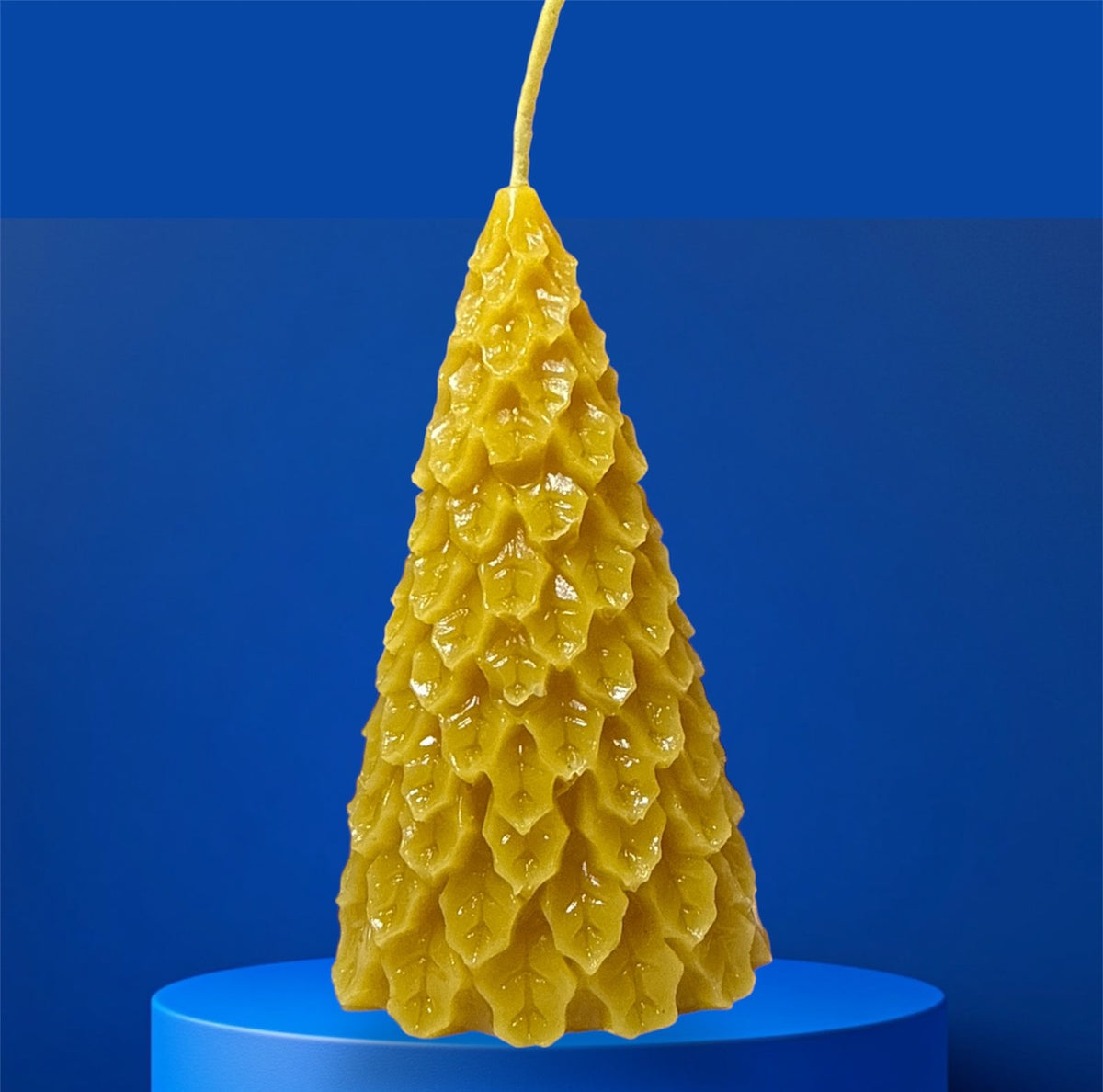 3.75" Holly Leaf Slim Candle