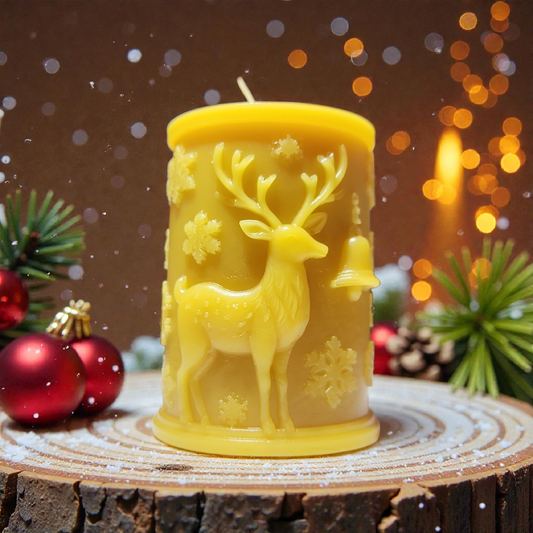 3" Tall Deer Candle