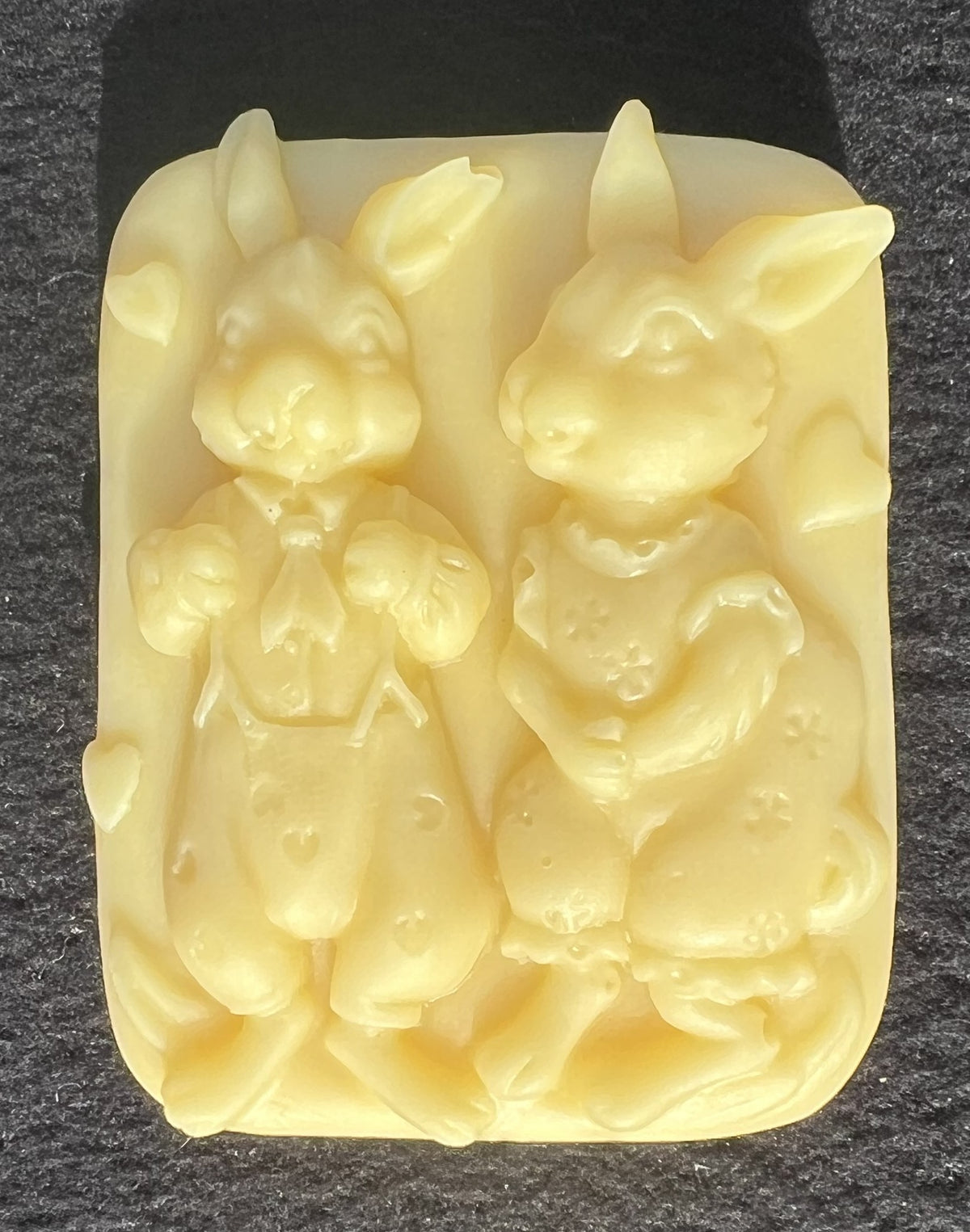 Skin Care - 3 oz Two Rabbits and Rabit with Basket Lemon/Lavender Body Butter Lotion Bars