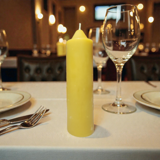 6 Inch Crayon Pillar Candle