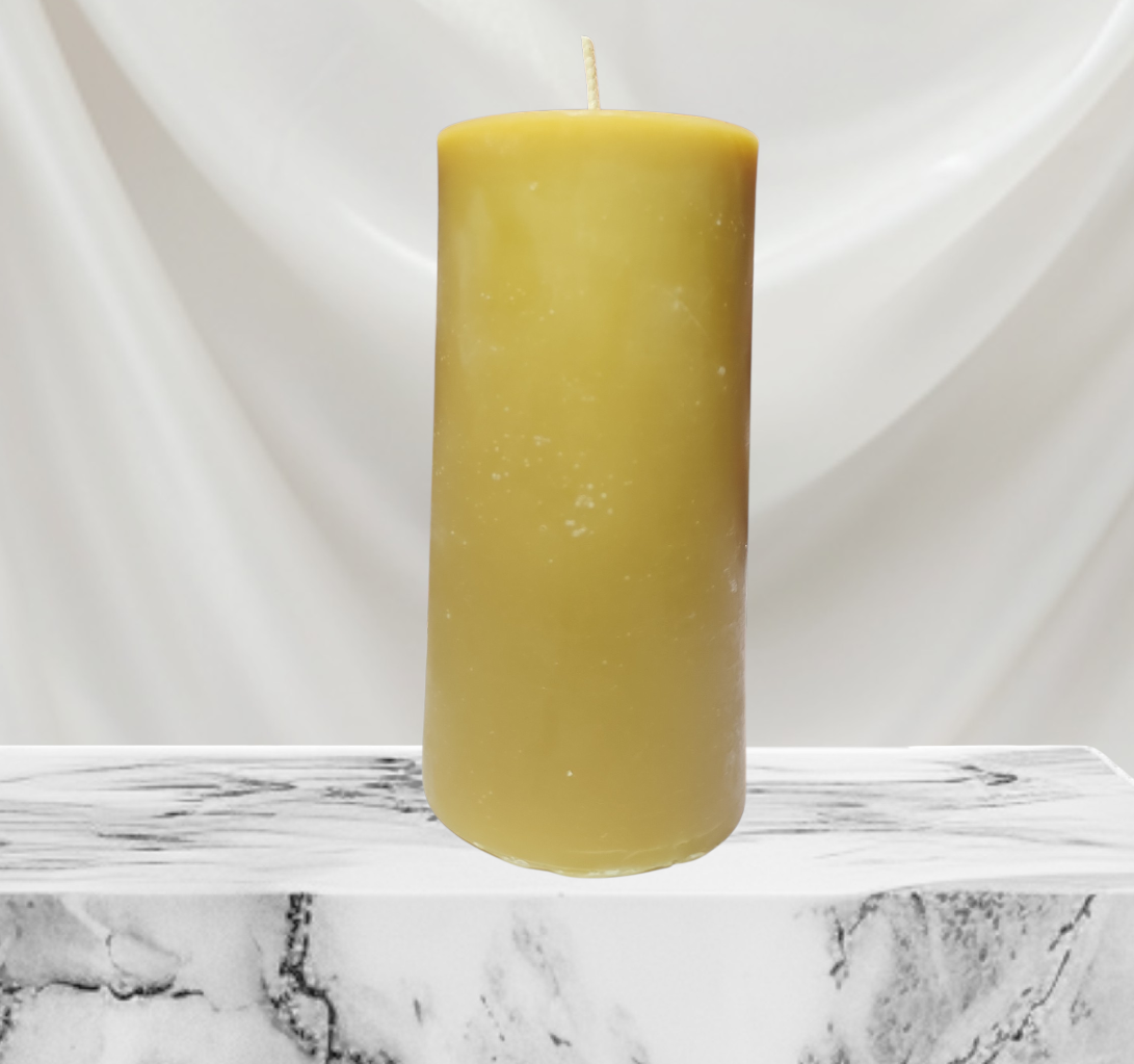 6 inch Tall Smooth Pillar Candle