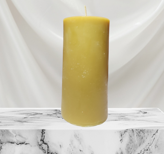 6 inch Tall Smooth Pillar Candle