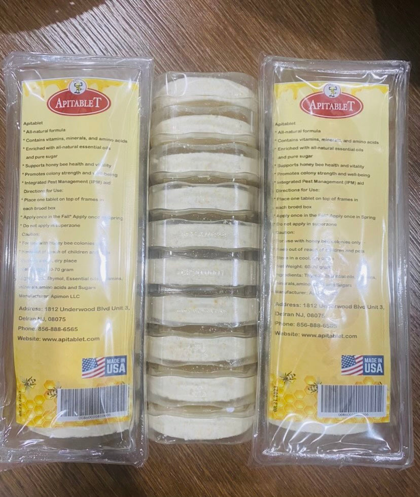 Bee supplement - Apitabet packet of 10 all-natural food supplement for Bees