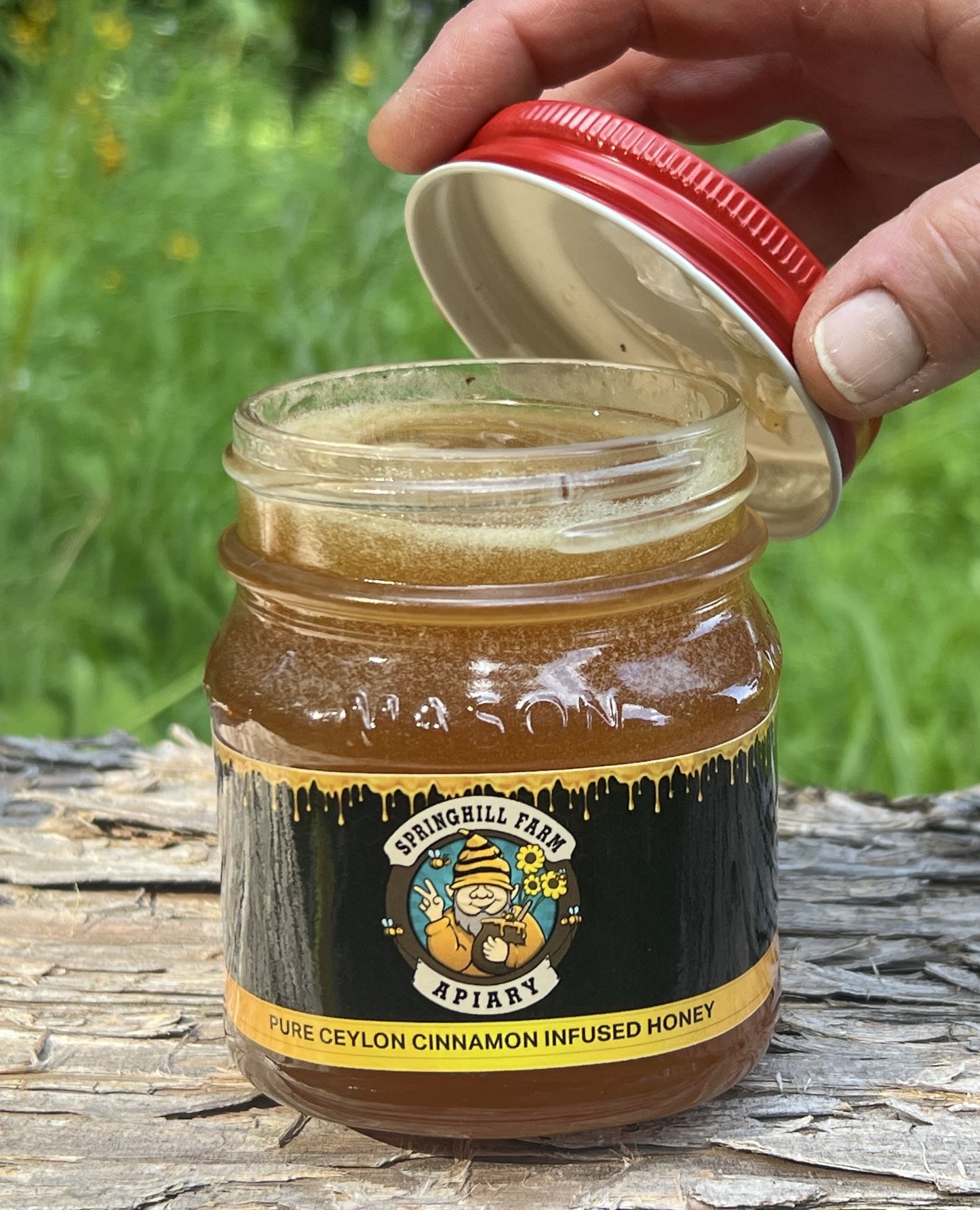 Honey Natural Ceylon Cinnamon Infused Honey (approximately 16 oz)