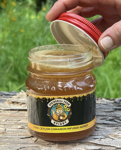 Honey Natural Ceylon Cinnamon Infused Honey (approximately 16 oz)