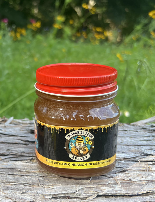 Honey Natural Ceylon Cinnamon Infused Honey (approximately 16 oz)