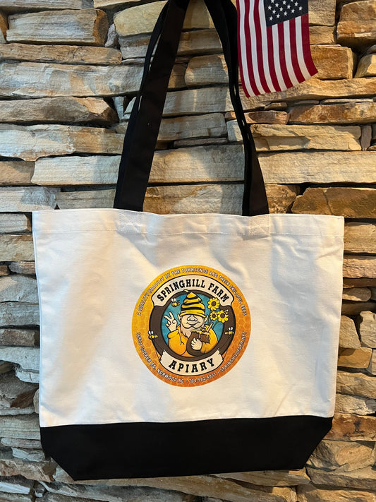 Heavy Duty Tote Bag with SpringHill Farm Logo