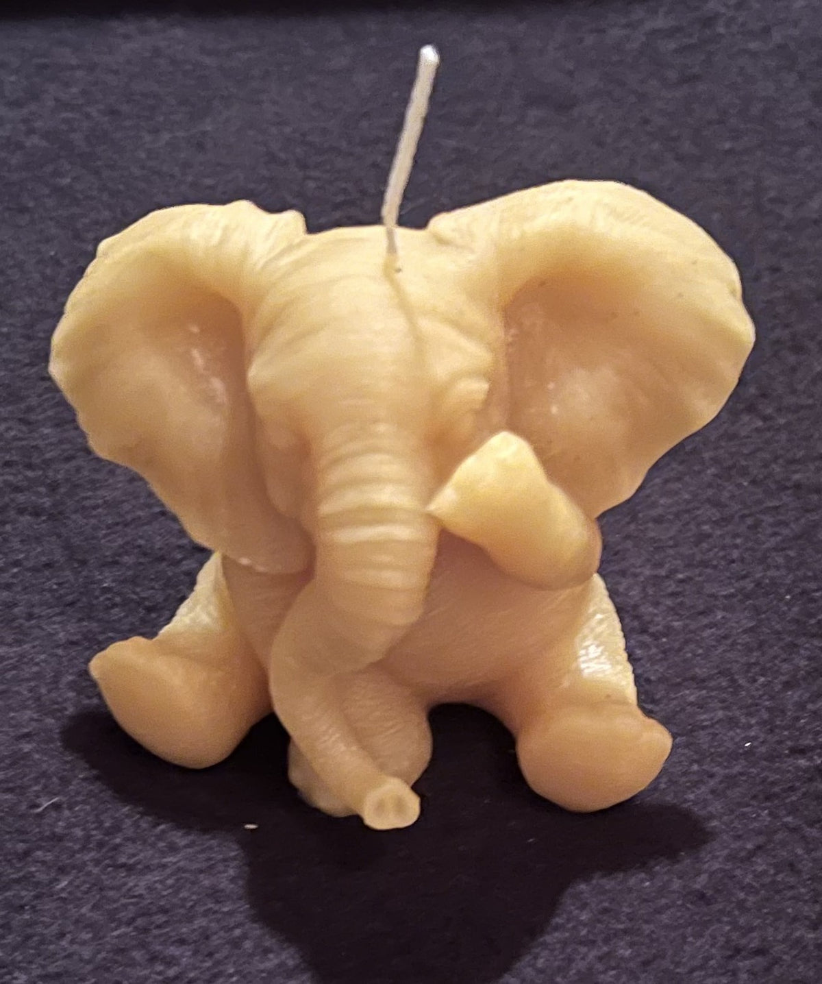 Candle - Natural Beeswax Elephant See No Evil Candle