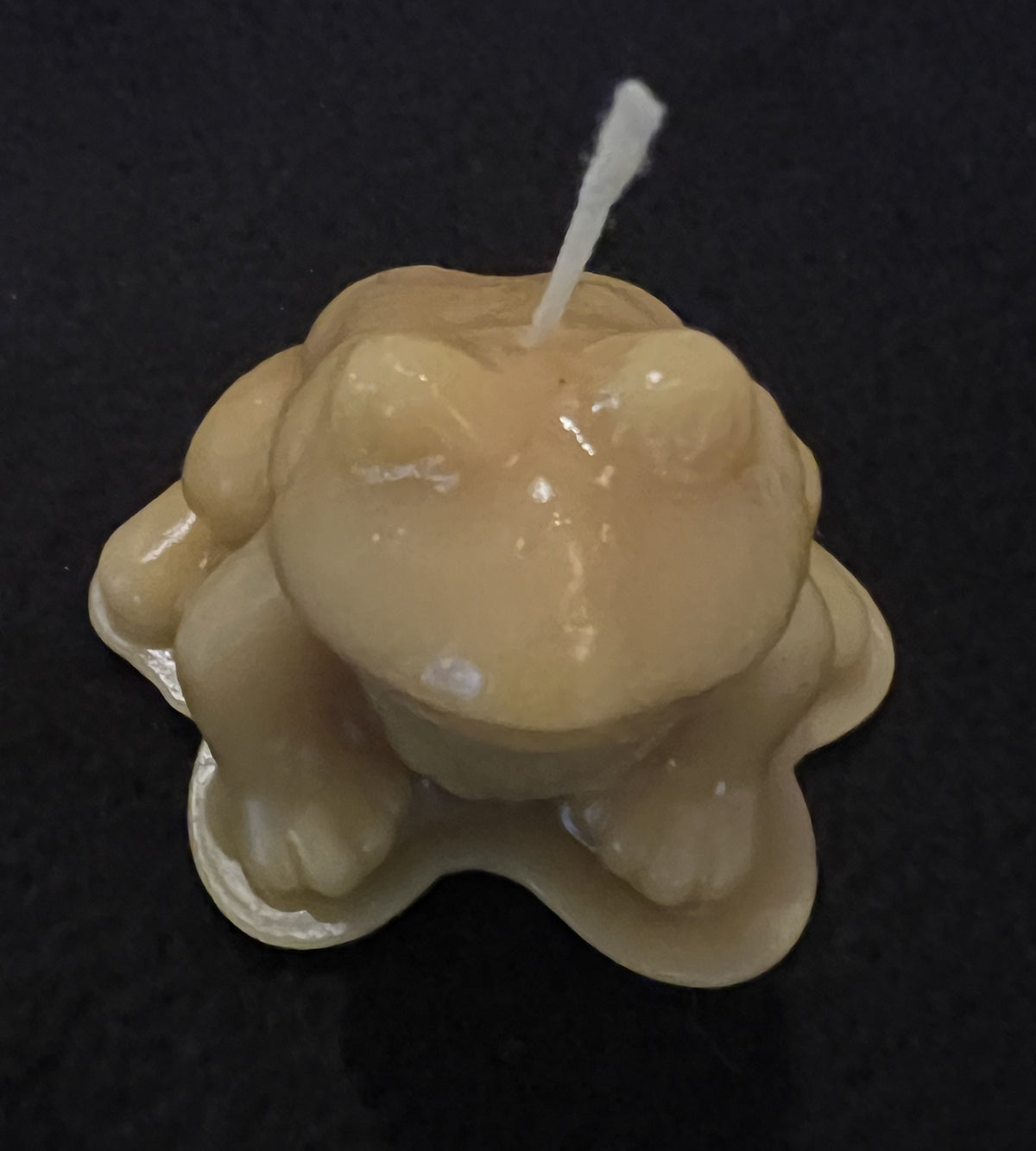 Candle - Natural Beeswax Frog Candle