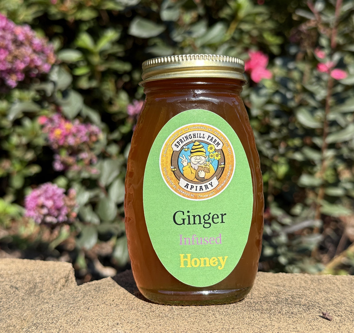 Honey Natural (3/4 Pound) Ginger infused
