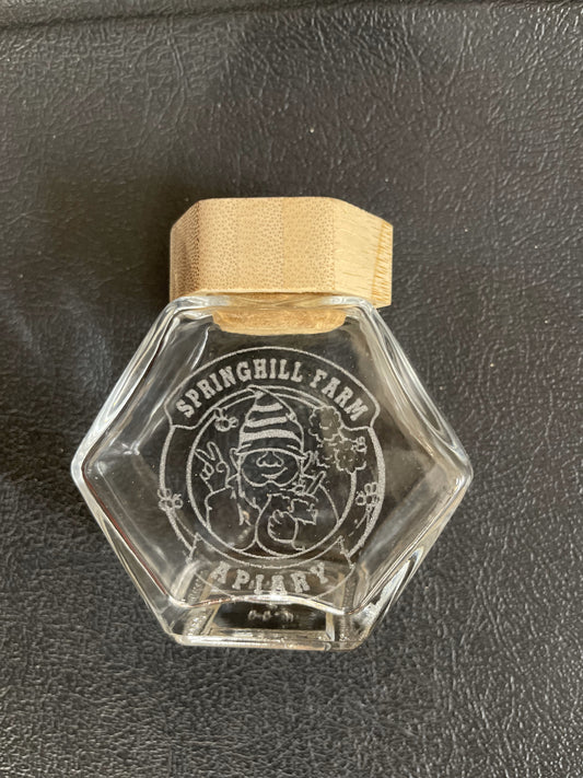 CDA Etched Glass 5 oz Jar