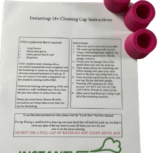 InstantVap 18v Cleaning Caps