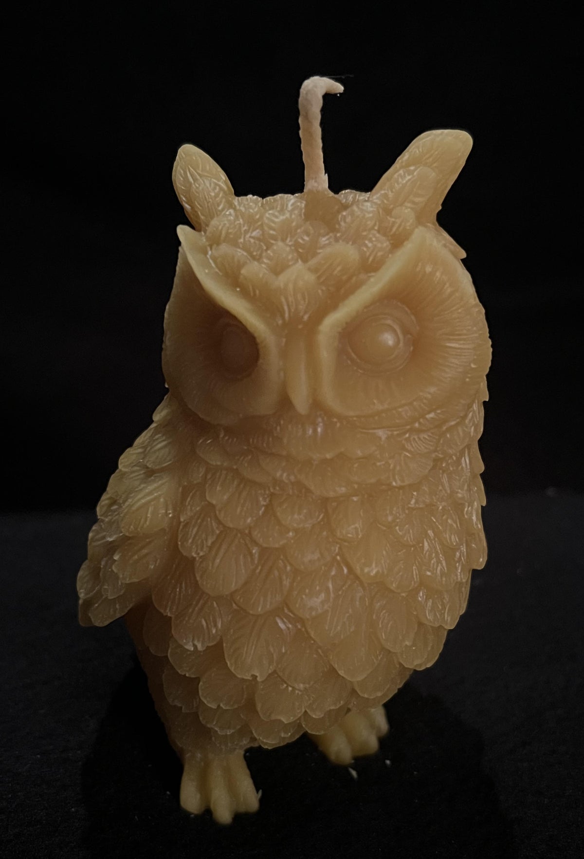 Candle - Beeswax Large Owl
