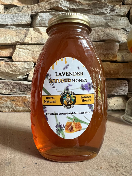 Honey Natural 1 pint Lavender Infused Honey