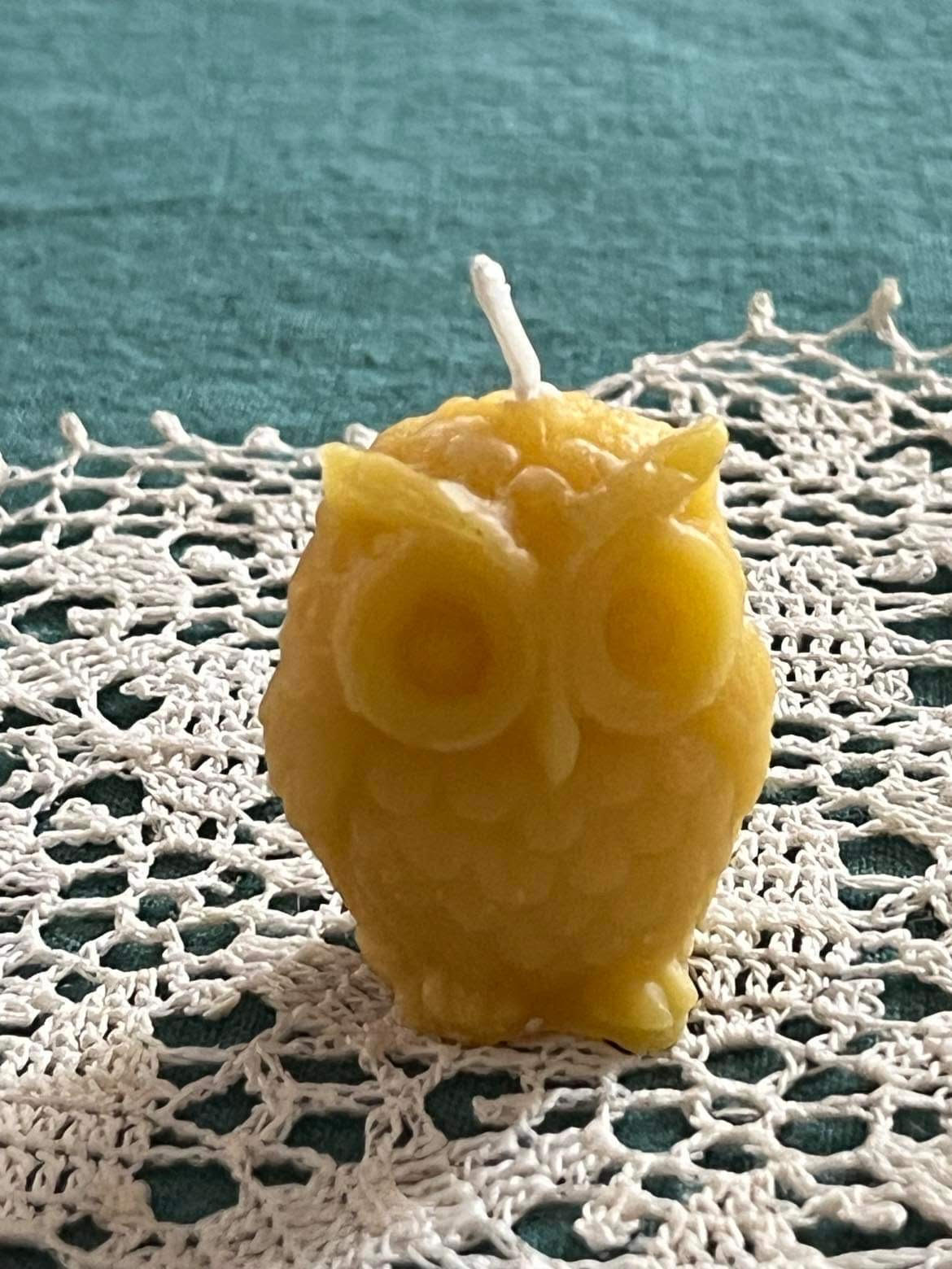 Candles - Beeswax Owl candle