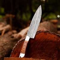 Blade Smith - The Damascus Steel Ladder pattern Chef knife