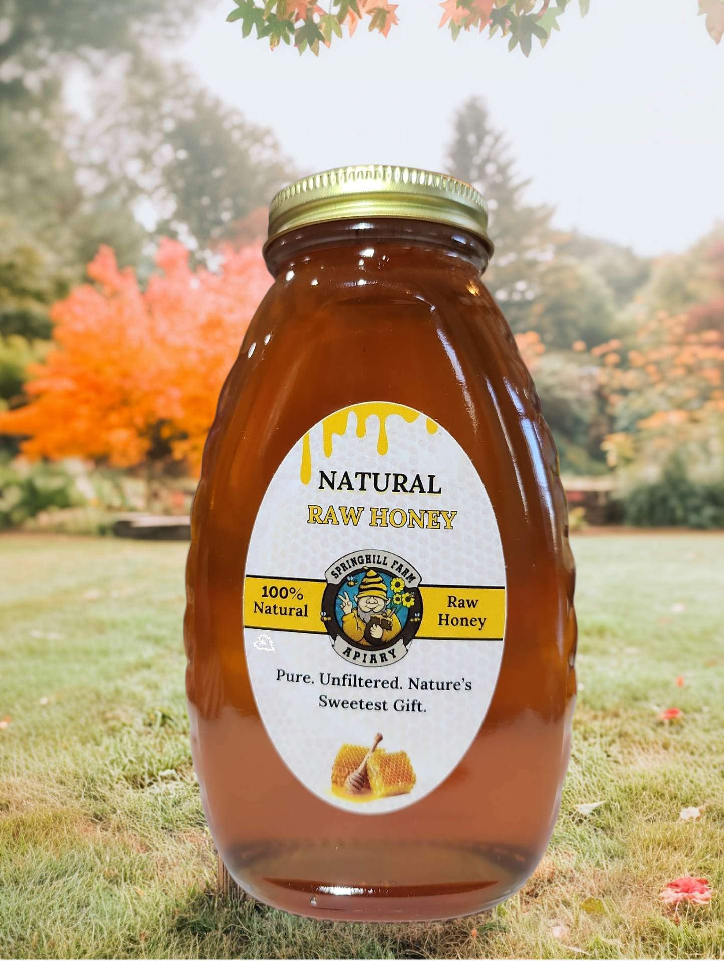 Natural Honey (Pint or approximately 1.25 pounds of honey)