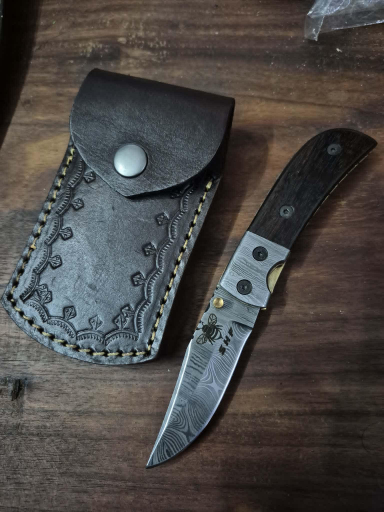 Pocket Knife Under Lock Rose Wood SHF-2027