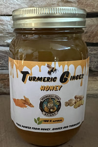 Honey Natural (1 Pint) Turmeric/Ginger Honey