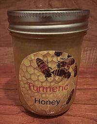 Honey Natural (1/2 Pint) Turmeric Honey