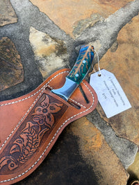 9 Damascus Steel Hunting Knife