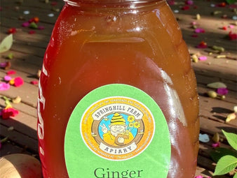 Honey Natural 1 Pint Ginger infused