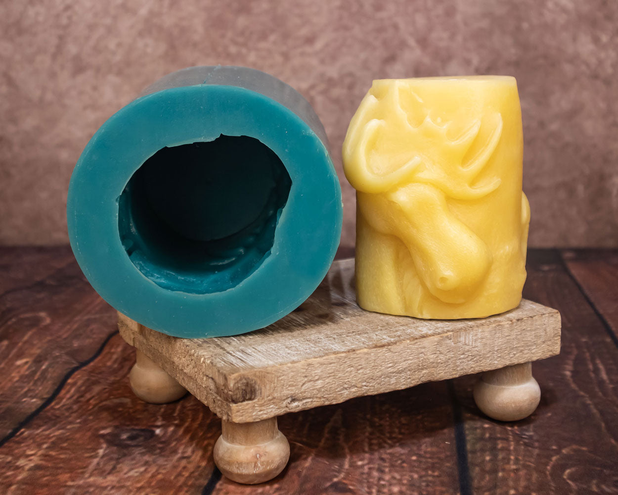 Buy Moose Pillar Candle Mold | High-Quality Candle Molds for Beeswax ...