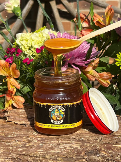 Honey Natural Ceylon Cinnamon Infused Honey (approximately 16 oz)