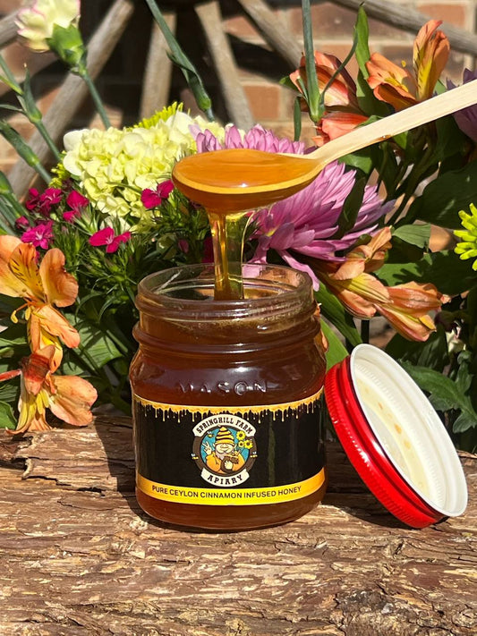 Honey Natural Ceylon Cinnamon Infused Honey (approximately 16 oz)