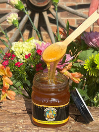 Honey Natural Madagascar Bourbon Vanilla Bean Infused Honey (Approxamently 14 Oz)