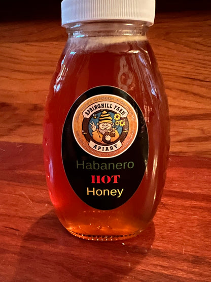 Honey Natural 1 pint "Habanero" Infused Honey