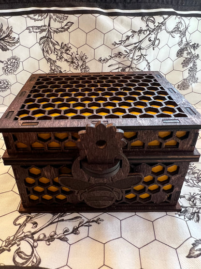 CDA Innovations - Wooden Honeycomb Treasure Box