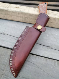 Blade Smith - Custom Made Hunting Knife with Bees