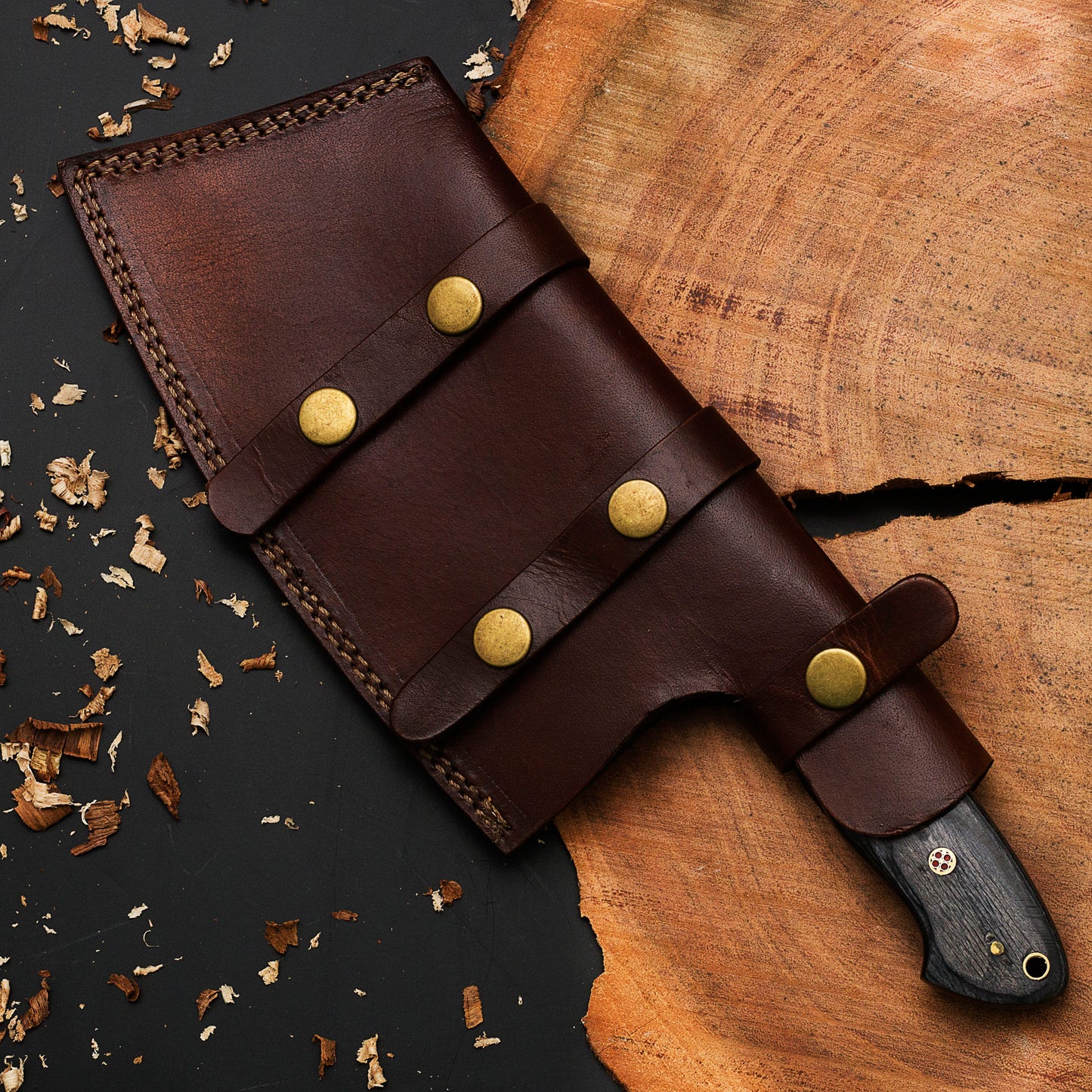 Blade Smith - Hand Forged Damascus Steel Cleaver