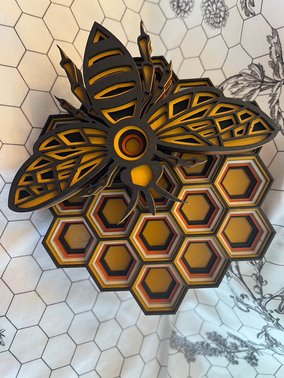 CDA Innovations - Layered Honey Bee On Comb