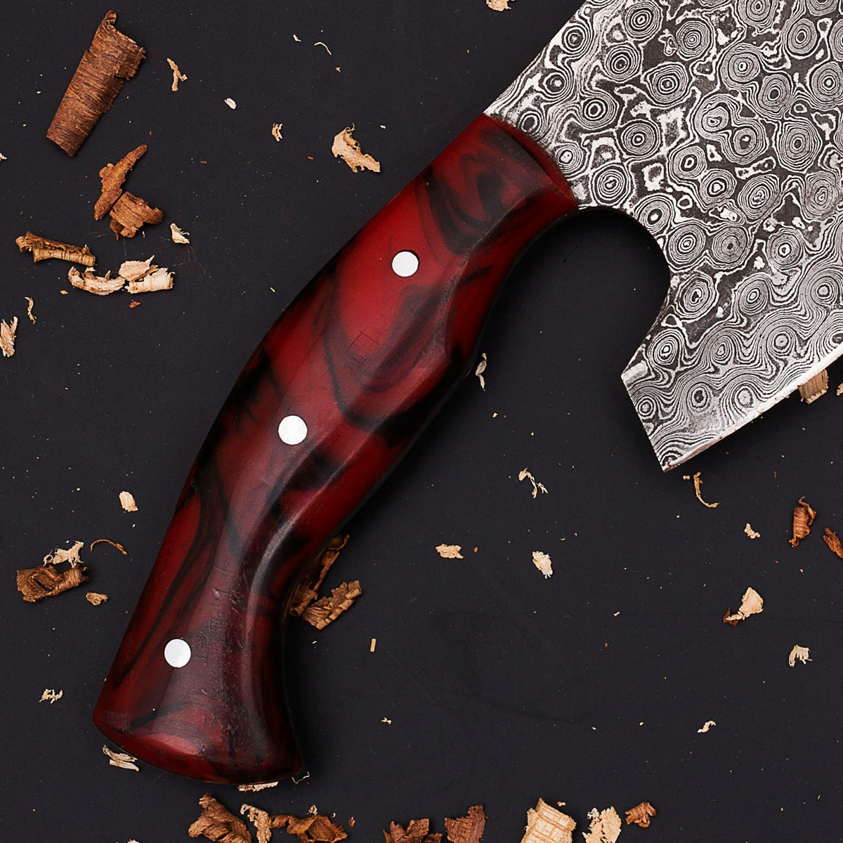 Blade Smith - Raindrop Pattern Cleaver