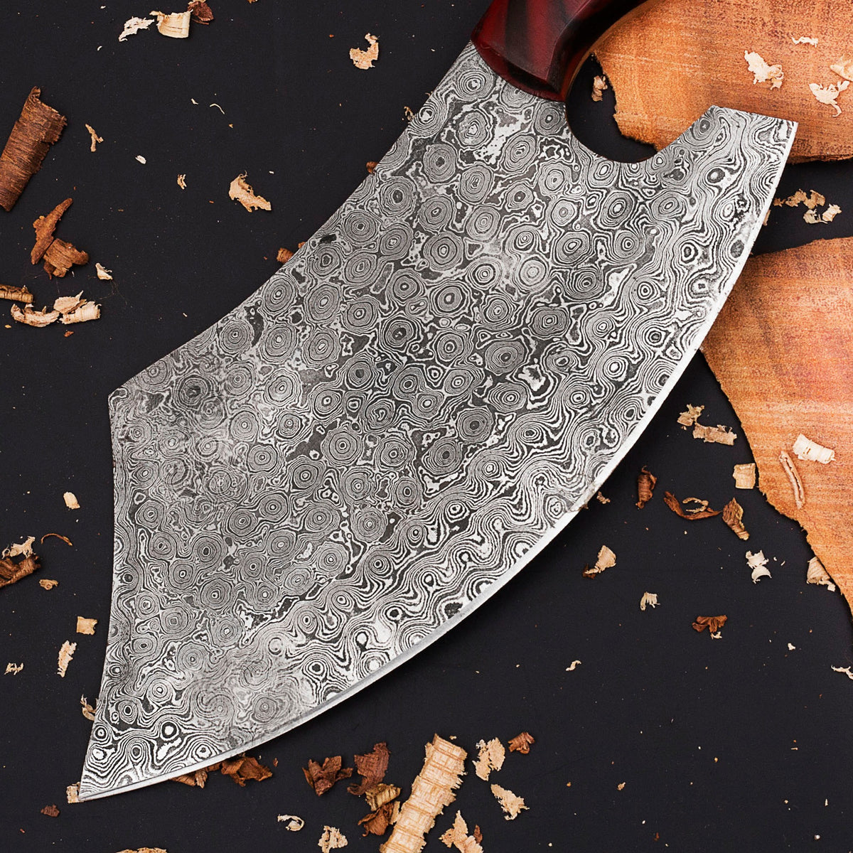 Blade Smith - Raindrop Pattern Cleaver